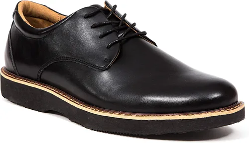 Vista 4 de Ciervos ciervos Walkmaster hombres Plain Toe 1 cuero negro Oxford