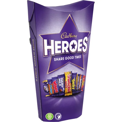 Vista 4 de Cadbury Heroes - Caja de chocolate, 10.26 oz (290 g)