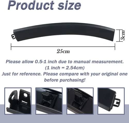 Vista 3 de Para Honda CRV 2007-2011 parachoques delantero rueda Fender ceja moldeo ajuste izquierda