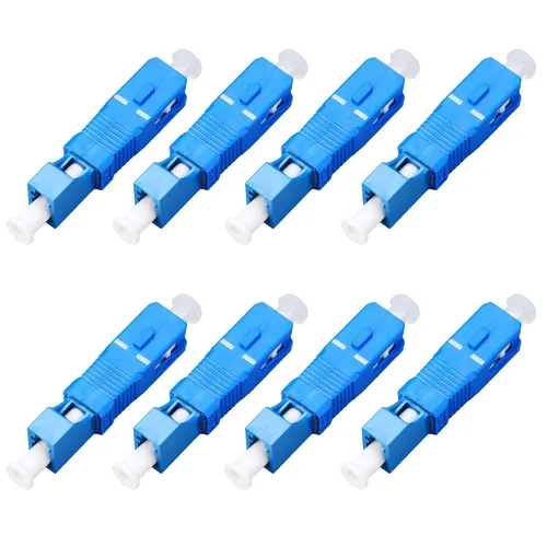 Vista 14 de FTTH Herramienta de equipo óptico LC hembra a SC macho brida híbrida monomodo 9/125 SM conector adaptador de fibra óptica para comunicación digital