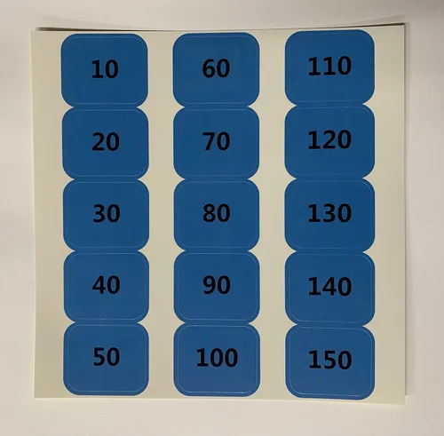Vista 5 de Calcomanías de palabras visuales, conteo por número 1-120, calcomanías de aprendizaje educativo para aula, recursos de educación en casa, ayuda