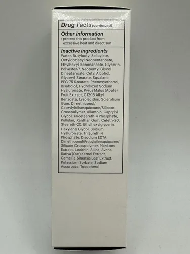 Vista 9 de Glo Skin Beauty SPF 40+ sin aceite, 1.7 onzas líquidas, protector solar mineral para cara con óxido de zinc, hidratante facial hidratante con ácido