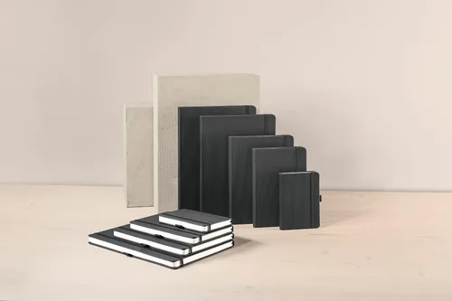 Vista 13 de Sigel Cuaderno CO120 CONCEPTUM®, negro, Tapa dura, liso con hoja guía rayada, aprox. A5, con numerosas características