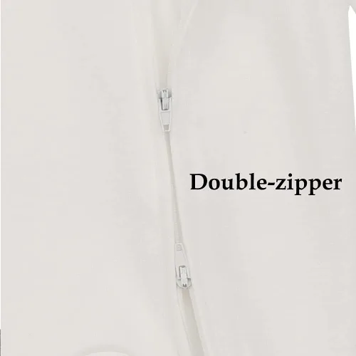 Vista 5 de Aablexema Pijama de algodón orgánico para bebé con mitones para recién nacido con cremallera suave