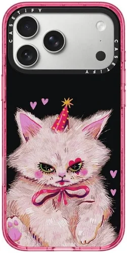 Vista 64 de CASETiFY Impact iPhone Air Case [Delgada/Compatible con Magsafe / 8.2 ft. Protección contra Caídas de Grado Militar 4X] - Lazos - Rosa Arcos