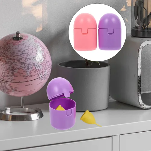 Vista 3 de Healifty Caja limpiadora de período, microondas, portátil, compacta, para accesorios de mujer