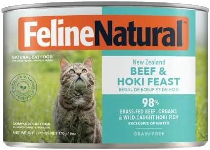 Vista 22 de Feline Natural New Zealand Comida Enlatada para Gatos Alimento Húmedo, Alto en Carne, Bajo en Carbohidratos y Sin Granos Comida Húmeda para Gatos