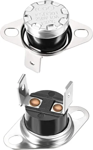 Vista 35 de uxcell KSD301 Termostato 104.0 °F/104°F 10A N.C Ajustar interruptor de temperatura de disco rápido para microondas, horno, cafetera 2 piezas