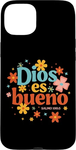 Vista 9 de Funda religiosa de la Biblia para iPhone 16 Dios Es Bueno Spanish Christian Jesus God
