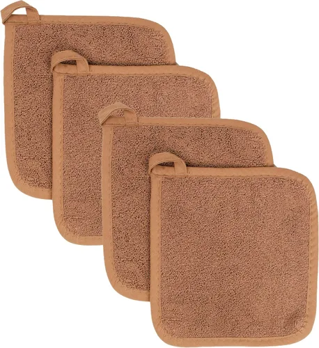 Vista 28 de RITZ Guante de olla y protector térmico de rizo: Resistente al calor sin igual, duradero 100% algodón – Diseñado ergonómicamente para un agarre