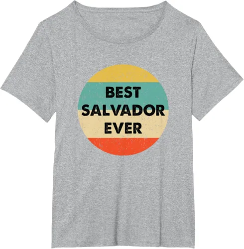 Vista 19 de Camiseta con nombre de Salvador, Negro