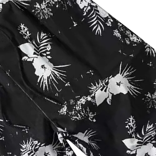 Vista 4 de Rvidbe Pantalones cortos para hombre, traje de baño para hombre, pantalones cortos hawaianos con estampado floral, para surf, secado rápido