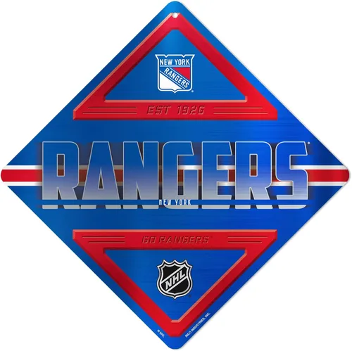 Vista 10 de Rico Industries NHL - Letrero de metal de hockey de 16.5 x 16.5 pulgadas, decoración del hogar, dormitorio, oficina, cueva de hombre