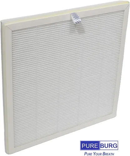Vista 4 de PUREBURG Filtro HEPA de repuesto compatible con purificador de aire LAMPICK Cleaner-A6, paquete de 2 unidades H13 de carbón activado por filtración