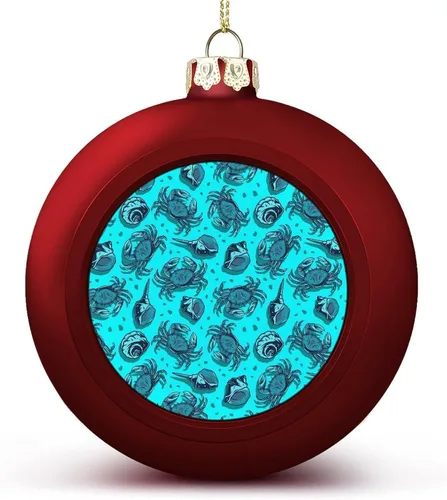 Vista 43 de Boobs Funny Shatterproof Matte Christmas Balls for Tree Wreath Home Decor 1PCS