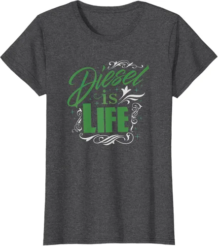 Vista 3 de Diesel is Life Roll Coal Diesels Truckers Smoke Camiseta Negro