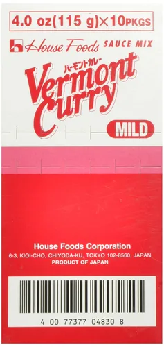 Vista 2 de House Foods Vermont Curry, suave, cajas de 4 onzas (paquete de 10)