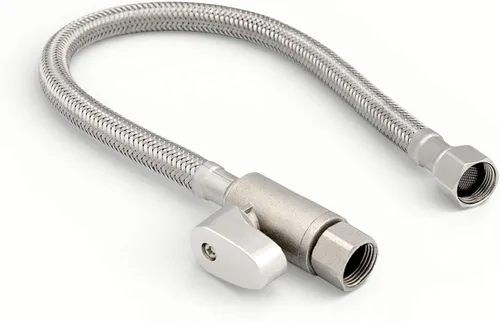Vista 9 de LUXE Bidet Manguera de agua fría de 1/2" x 1/4" x 15", metal trenzado