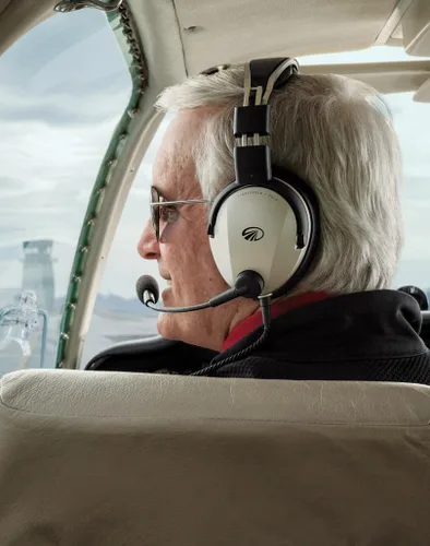 Vista 8 de LIGHTSPEED Zulu 3 Premium ANR - Auriculares de aviación con cancelación de ruido y Bluetooth (enchufes dobles GA)
