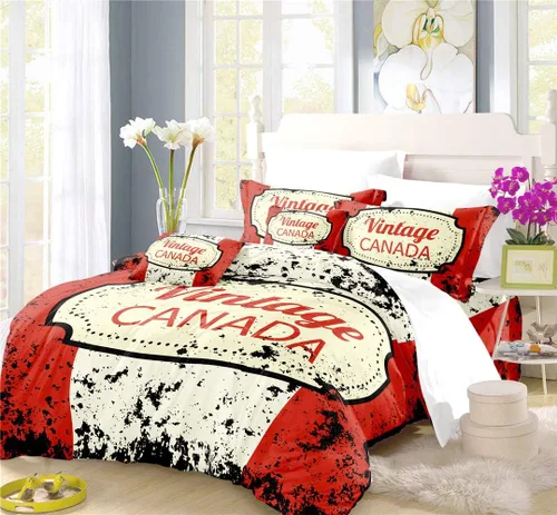 Vista 6 de REALIN Hawthorn Bedding - Juego de funda de edredón 3D, juego de cama de bosque japonés y río de montaña de 2/3/4 piezas, fundas de edredón