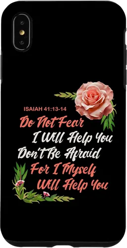 Vista 7 de Funda bíblica para iPhone 15 con texto en inglés "Do not Fear Isaías