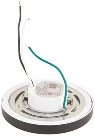 Vista 3 de WAC Lighting, Redondo LED Energy Star Montaje empotrado 3500K en negro
