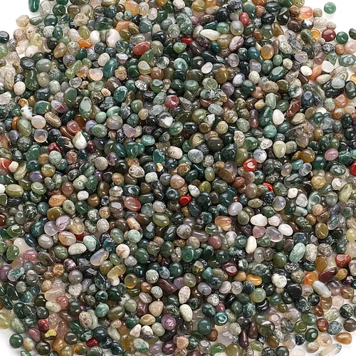 Vista 30 de Cherry Tree Collection - Chips de piedras preciosas de Amazonita pulida, 1/2 lb Natural Stone Pieces for Jewelry Making, Resin Crafts, Plants