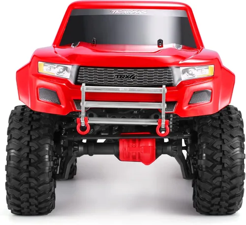 Vista 6 de Parachoques delantero RC de aleación de aluminio para 1/10 SCX10 o TRX-4 Crawler Cars Plata