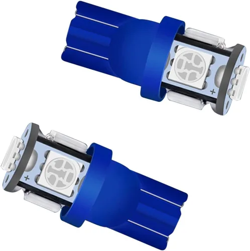 Vista 5 de T10 194 168 Bombilla LED 158 161 2825 Panel de instrumentos Panel de instrumentos Cluster Dashboard Bombilla LED 5 SMD Azul
