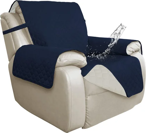 Vista 57 de ISSUNTEX Fundas de sofá de dos plazas con doble protección 100% impermeables para sala de estar, fundas para sofá de 2 cojines, protector de muebles