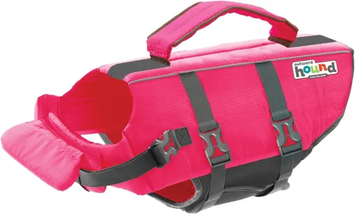 Vista 24 de Outward Hound - Chaqueta salvavidas para perros Max Buoyancy, Adjustable Fit, Head/Neck Support, Rescue Handle, Reflective, Swimming & Boating