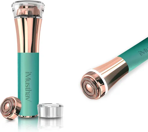 Vista 9 de Depilación facial para mujeres, removedor de vello facial eléctrico sin dolor e impecable, afeitadora facial y recortadora para labio superior