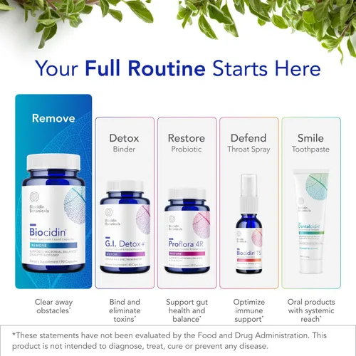 Vista 6 de Biocidin Capsules – Disruptor de Biopelícula – Apoya la Limpieza de Desintoxicación Intestinal, Equilibrio Microbiano Saludable, Función Inmunitaria