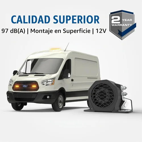 Vista 2 de Alarma ECCO 510: de respaldo, 97dB, 12VDC