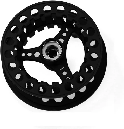 Vista 6 de Carrete de mosca (1/2WT 3/4WT 5/6WT 7/8WT) con línea Combo de aleación de aluminio Arbor grande Carretes de pesca con mosca Peso adelante Línea