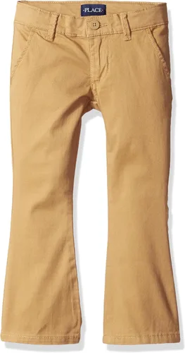 Vista 8 de The Children's Place Girls Bootcut Chino Pants Bisquit