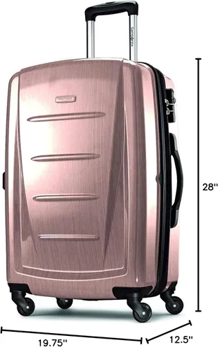 Vista 239 de Samsonite Winfield 2 Equipaje rígido con ruedas giratorias, Azul profundo, Juego de 3 piezas (20/24/28)