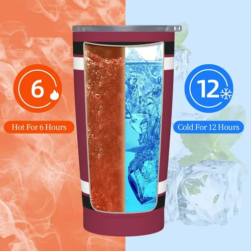 Vista 7 de Arizona - Vaso aislado personalizado con número de nombre, vasos de fútbol personalizados con pajita, taza de viaje personalizada para café, regalos