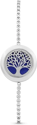 Vista 3 de Pulsera difusora ajustable del árbol de la vida