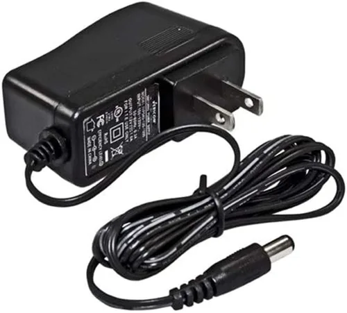 Vista 3 de iMBAPrice, adaptador de pared 9V CC - conector de 5,5 x 2,1, 500mA UL Negro