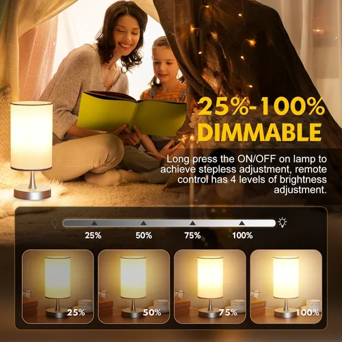 Vista 5 de Lámpara de terapia de luz Caromolly, luz de 10000 lux con control remoto, 3 temperaturas de color y 4 niveles de brillo y temporizador, lámpara