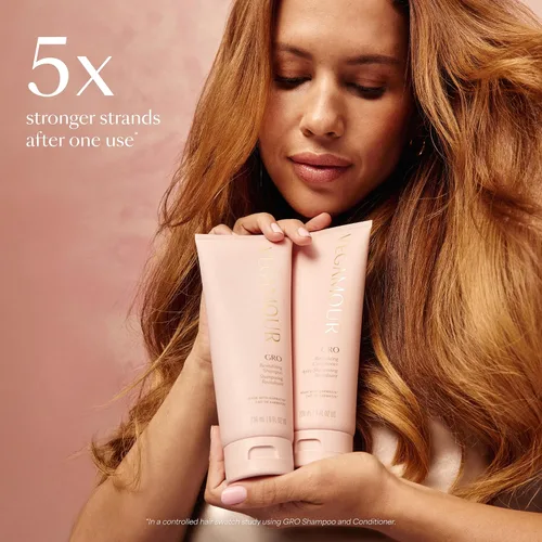 Vista 4 de VEGAMOUR GRO Champú Revitalizante, Apoya un Cabello más Grueso y de Aspecto más Abundante, Champú Formulado sin Sulfatos para Cabello Ralo