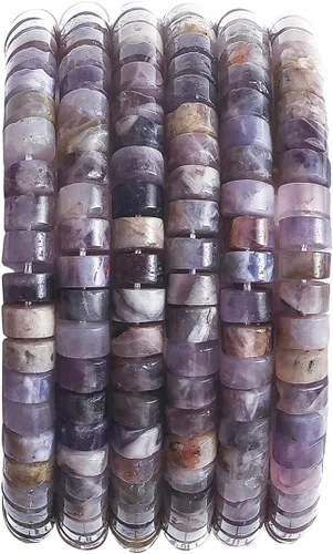Vista 46 de Abalorios Espaciadores de Jade Natural Africano 4x2mm 38cm/str Redondos Planos Semipreciosos para Hacer Pulseras y Collares Jade africano