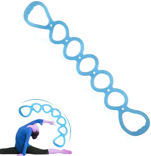 Vista 13 de Banda de ejercicio de resistencia elástica de 7 anillos, bandas de entrenamiento de BetterJonny para yoga, ejercicios de pies, piernas y brazos