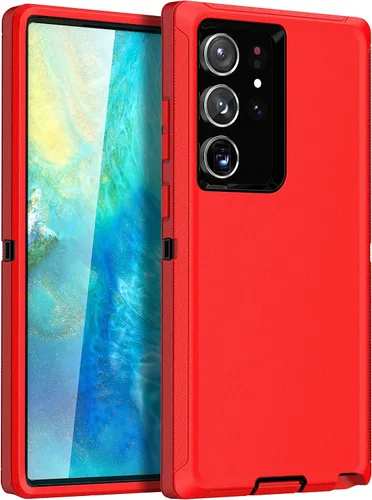 Vista 11 de MXX Funda compatible con Samsung Galaxy S23 Ultra, 3 capas de protección completa, resistente, resistente, a prueba de golpes y polvo, hecha