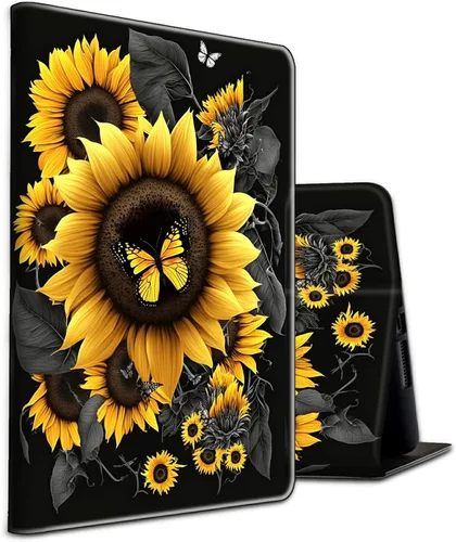 Vista 8 de Funda para tablet HD 8 Plus, funda para Kindle Fire HD 8 de 10ª generación 2020, soporte plegable de piel sintética, funda inteligente delgada