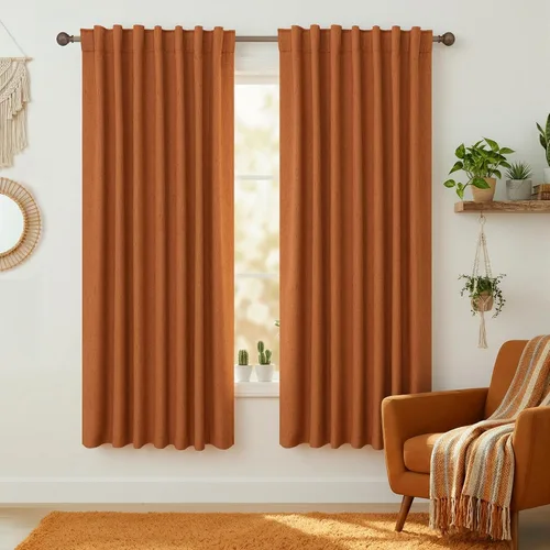 Vista 87 de KOUFALL - Cortinas de medio estilo francés de lino para ventana, juego de 2 cortinas cortas de 40 pulgadas de longitud, para privacidad, cortinas