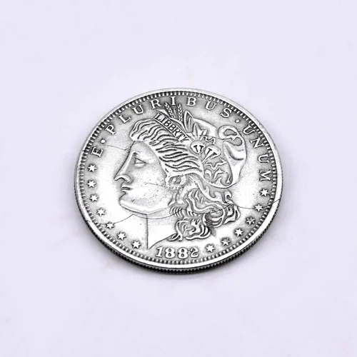 Vista 4 de Enjoyer Tres Moneda Plegable Morgan Versión De Moneda Trucos De Magia Moneda A Través De La Botella Magia De Cerca De Accesorios De Calle Trucos De