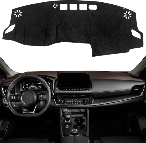 Vista 19 de Alfombrilla Protectora para Salpicadero Compatible con Nissan Altima 2012-2007 (Código de Cuerpo L32, Sin Modelos HUD), Alfombrilla Antirreflejos