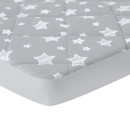 Vista 5 de Pack and Play - Juego de sábanas ajustadas, protector de colchón para niños pequeños, 39 x 27 x 5 pulgadas, funda transpirable de impresión gruesa